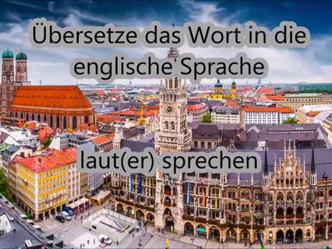 lauter sprechen | deutsch - englisch