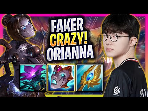 FAKER IS SO CRAZY WITH ORIANNA! - T1 Faker Plays Orianna MID vs Akali! | Season 2025