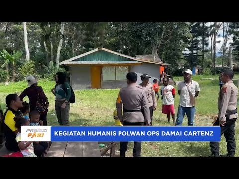KEGIATAN HUMANIS POLWAN OPS DAMAI CARTENZ
