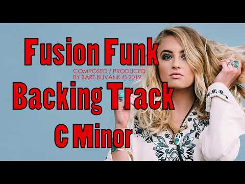 Fusion Funk Backing Track C Minor - Slap Me Now Please!