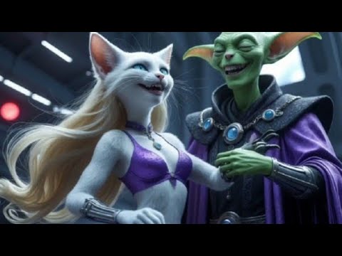 Cat Family vs Alien Monkey 🐒🥺❤️