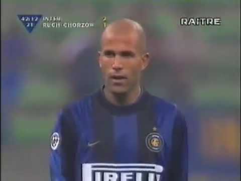 Inter Mediolan-Ruch Chorzów 4-1(2-0) Rewanż 1 rundy Pucharu UEFA edycji 2000/01  28.09.2000