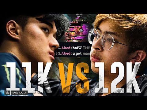 😱¡SE ENFRENTAN EN MID! - 11K PLAYER VS 12K PLAYER - ABED VS 23SAVAGE - DOTA RAPIDO- PROEDIT GAMEPLAY
