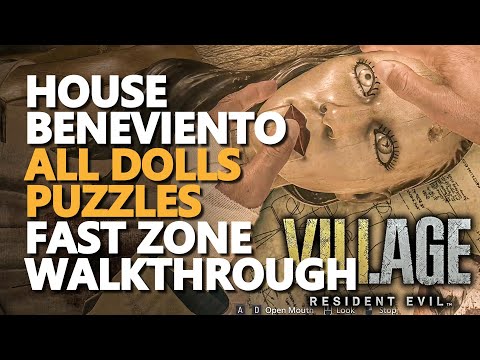 Doll Woman Resident Evil Village All House Beneviento Puzzles