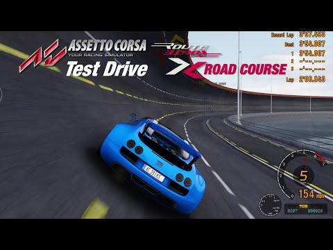 Driving on the Special Stage Route X Road Course | Assetto Corsa Mods