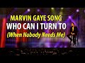 Marvin Gaye Who Can I Turn To (When Nobody Needs Me)