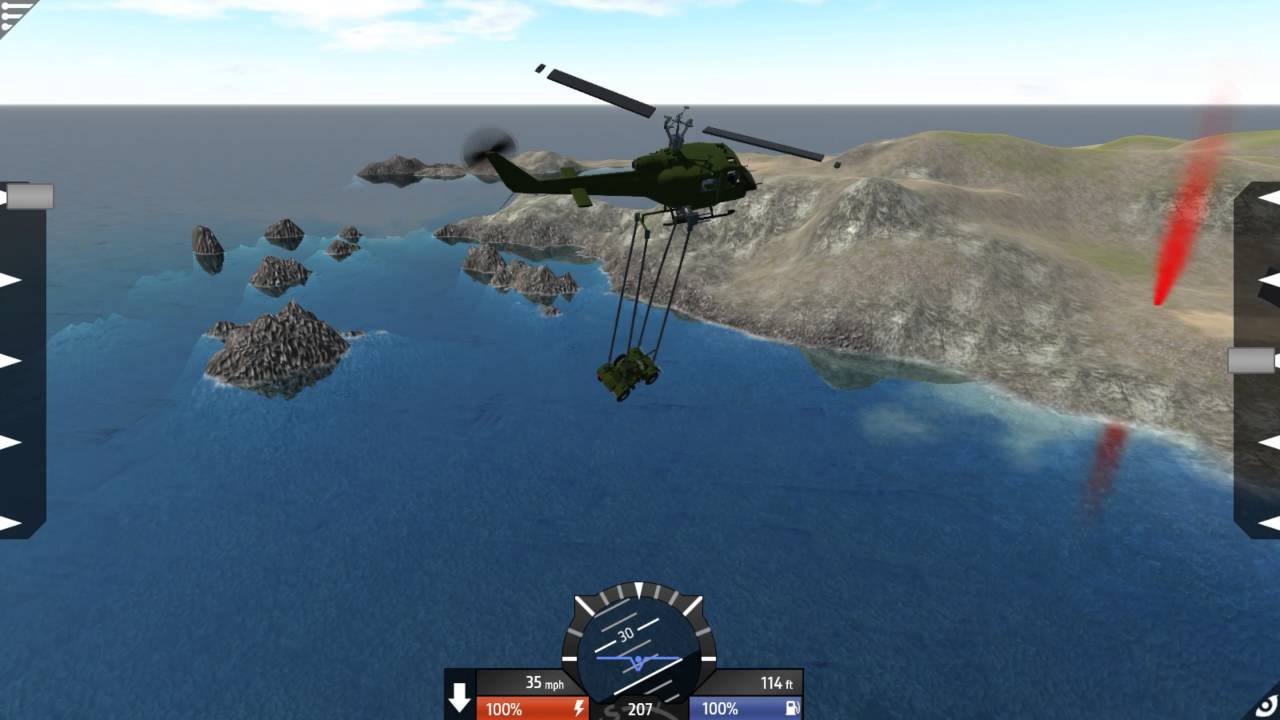 SimplePlanes - Boom, bloody hell (in my new map)