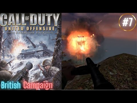 Call of Duty United Offensive | Walkthrough | Part 7 | British Campaign | Sicily 1
