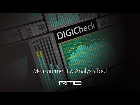 RME Audio DIGICheck - Test, Measurement and Analysis Tool