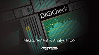 RME Audio DIGICheck - Test, Measurement and Analysis Tool