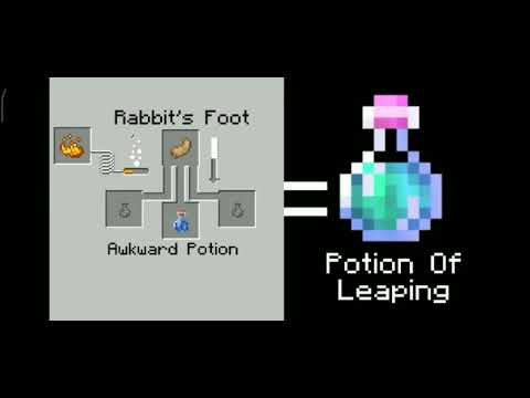 Minecraft: All Potions Brewing Recipe For Beginners