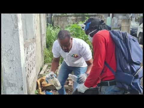 Minister Konris Maynard Assist With Clean up Efforts April 22, 2024