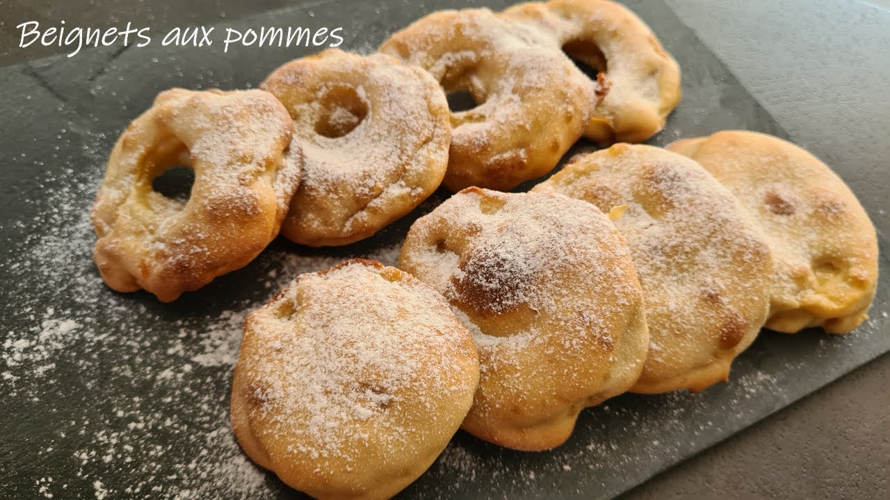 Beignets aux pommes au four sans matières grasses!
