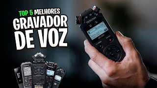 Os 5 Melhores GRAVADORES DE VOZ DIGITAIS em 2024! Rank Atualizado ✅