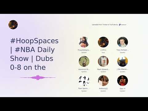 #HoopSpaces | #NBA Daily Show | Dubs 0-8 on the road