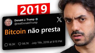 TRUMP CRITICAVA O BITCOIN… ATÉ GANHAR US$ 1,4 BILHÃO COM CRIPTO