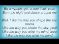 Cult - Shape The Sky Lyrics