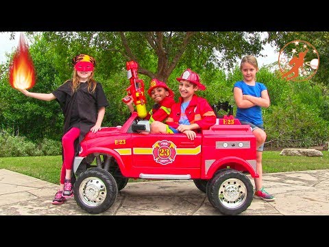 New Sky Kids Super Episode 5 - The Fire Engine, Fire Water & Superhero Horse Head Mission