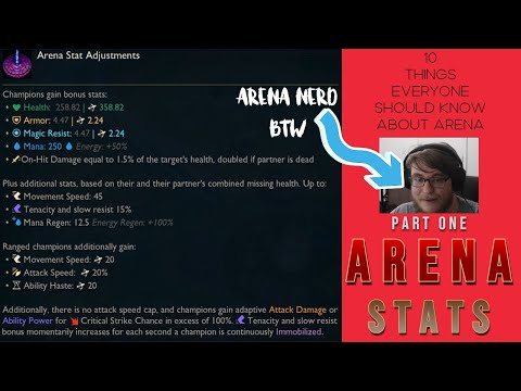 Arena Stat Adjustments. What are they? Everything u need to know about the 2v2v2v2 LOL Gamemode pt.1