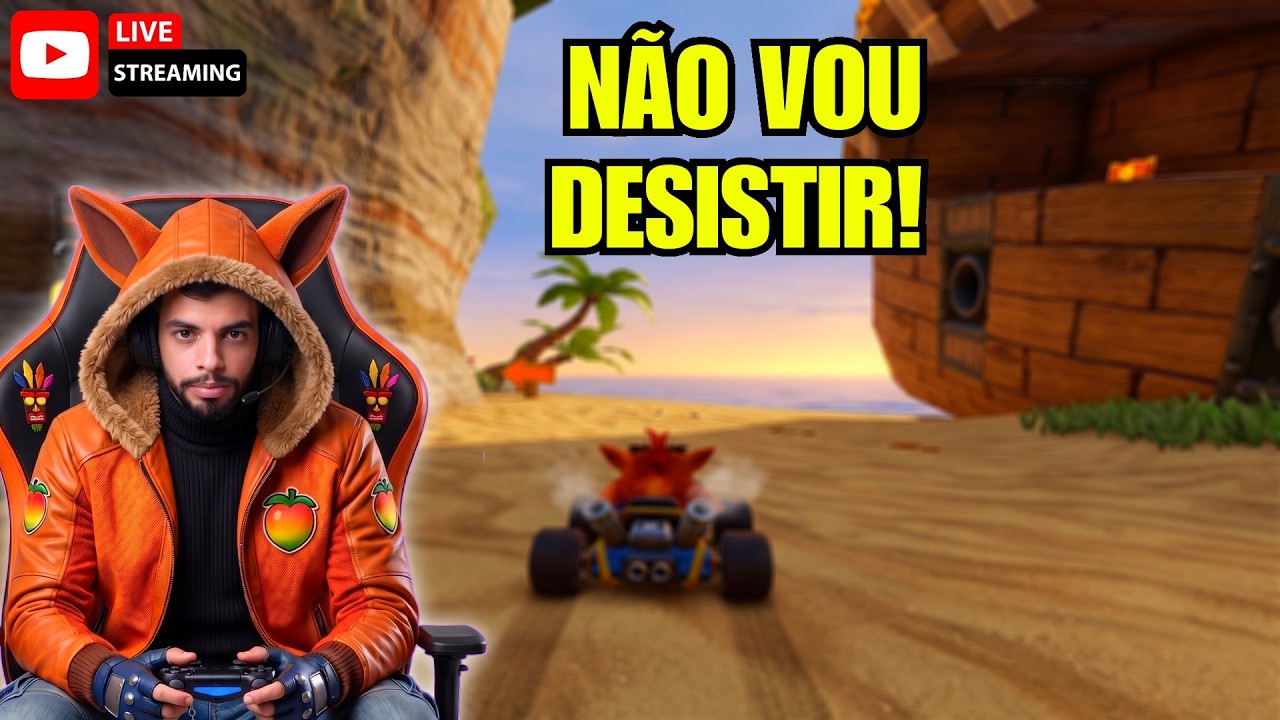 CRASH TEAM RACING: RELÍQUIAS MAIS DIFÍCEIS DA PLATINA! 🏆 (LIVE)