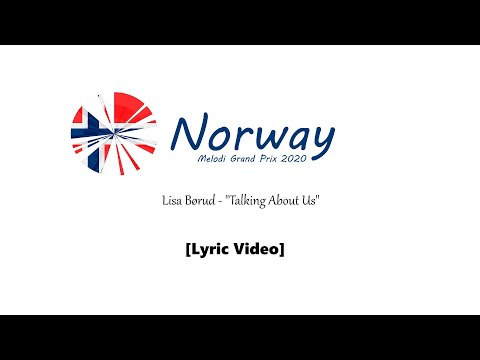Eurovision 2020 - Norway (Melodi Grand Prix 2020) - Lisa Børud - "Talking About Us" [Lyric Video]