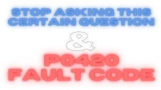1st GEN SCION xB: STOP ASKING THIS & P0420 CODE