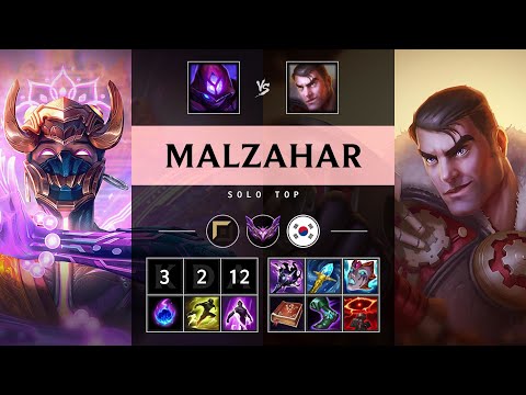 Malzahar Top vs Jayce - KR Master Patch 25.21