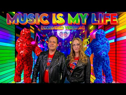 🔊 EuroMartina - Music Is My Life [Extended Version] (Official Music Video) //  ITALO DISCO / DANCE
