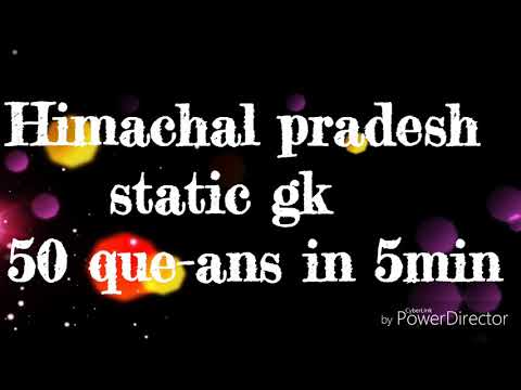 Himachal pradesh Important questions 50questions in 5minutes Video