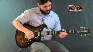 Video thumbnail for PRS P24 Tremolo Electric Guitar Black Gold Wrap Burst Rosewood Fretboard by Musician's Friend