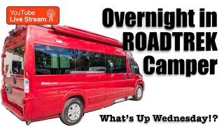OVERNIGHTING in ROADTREK ZION, Impressions by 6 Year VanLife Pro on What’s Up Wednesday!?