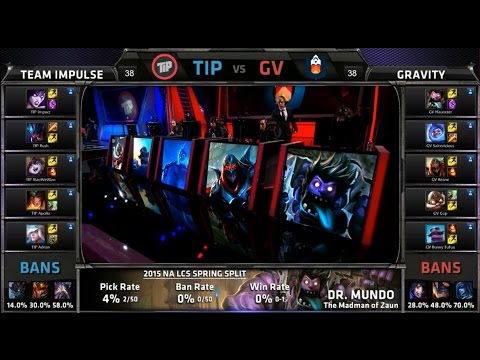 NA LCS TIP vs GV Game 2 Highlights (NA LCS Spring 2015)