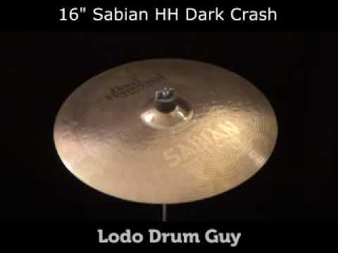 SOLD OUT 16" Sabian HH DARK CRASH Cymbal