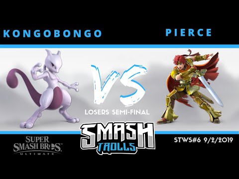 STWS #6 - LOSERS SEMI-FINAL - KongoBongo (Mewtwo) VS Pierce (Roy) - SSBU Tournament