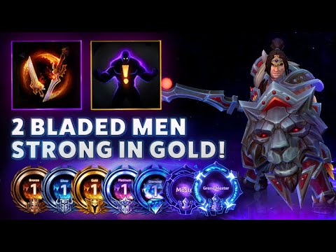 Varian Twin Blades - 2 BLADED MEN STRONG IN GOLD! -  Hardstuck Bronze 5 Adventures 2022