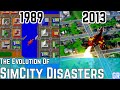 The Evolution Of All SimCity Disasters 1989 2013