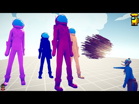 GIANT AMONG US VS EVERY GODS  | EPIC EXPLOSION BATTLE | TABS - Totally Accurate Battle Simulator