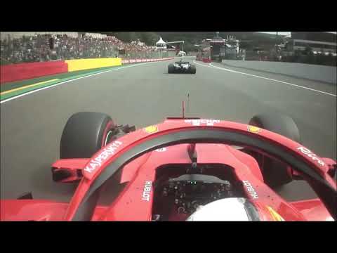 Vettel vs Hamilton - Kemmel straight battle (2017 vs 2018)