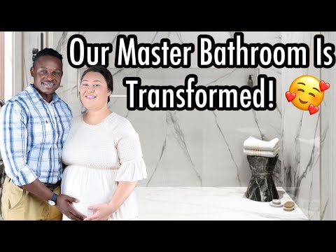 Our Master Bathroom Is Transformed|Budget Friendly | Vlog |Renovation |DIY|Sylvia And Koree Bichanga