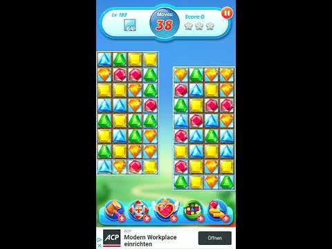 Jewel Crush 💎 - Jewels & Gems Match 3 Legend 2020 Level 193 ⭐⭐ no Booster 👑 Android Gameplay ✅