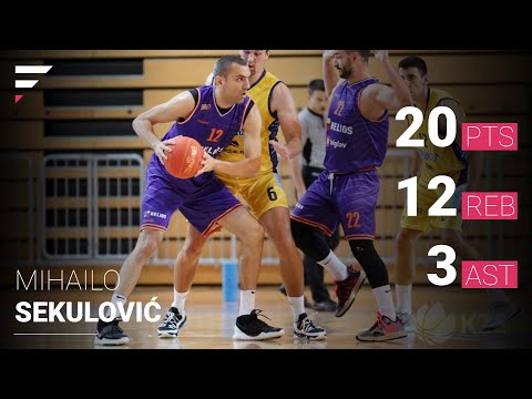 Another Double Double for Mihailo Sekulovic in Helios Suns’ Home Win