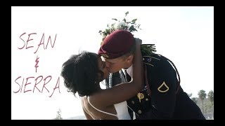 Our Wedding || Sean and Sierra || Romantic Interracial Wedding || Beach Wedding || Military Wedding