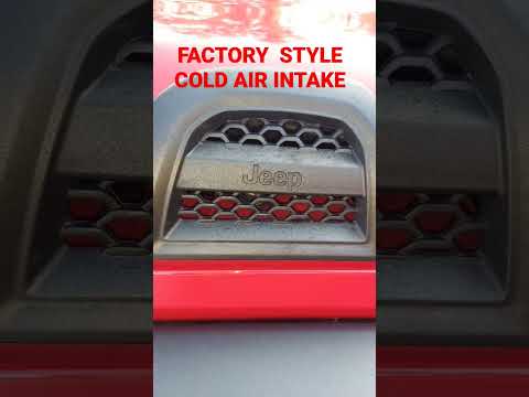 Mopar cold air intake. increased power and sound.