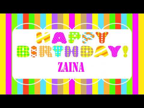 Zaina   Wishes & Mensajes - Happy Birthday