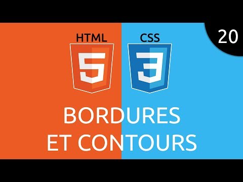 HTML CSS 20 bordures et contours