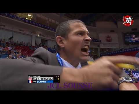 avtandil tchrikishvili geo vs alain schmitt fra 81kg judo world championships chelyabinsk