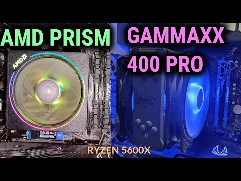 Wraith prism vs Deepcool 400 pro | Ryzen 5600x