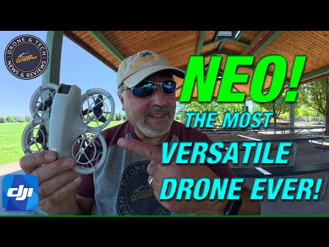 DJI Neo flying with the DJI RC 2, Speed Test, Range Test, Photos and QuickShots