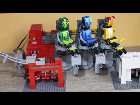 Lego GBC modules fork, robot and golf