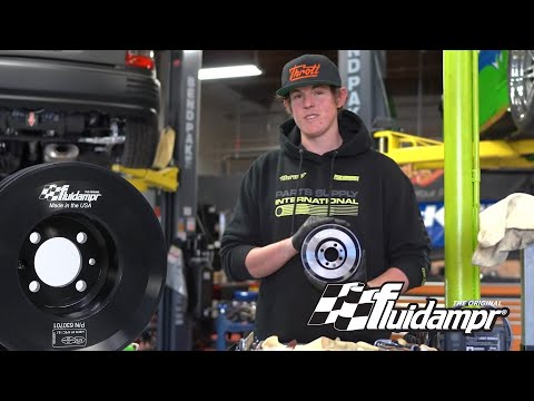 New Fluidampr Performance Damper Install from Throtl